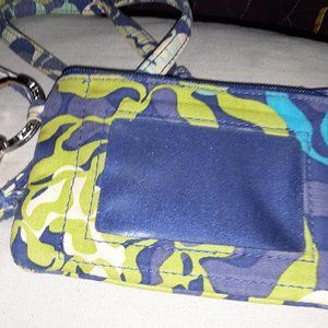 Vera Bradley Wallet Keychain with lanyard